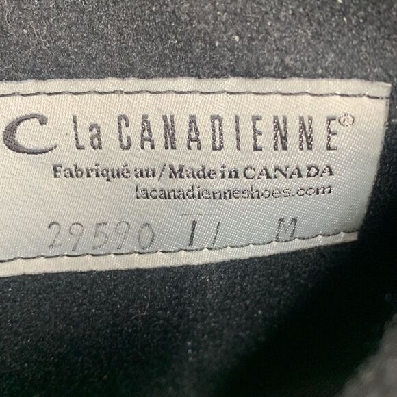 C La Canadienne black suede heeled ankle boots - Picture 7 of 11